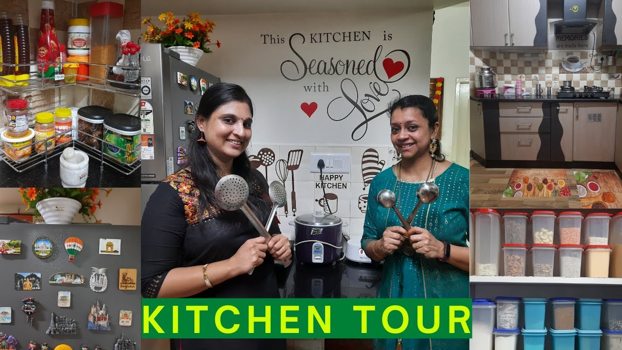 Kitchen Tour in Tamil | Kitchen Organization | Kitchen Cabinets | Kitchen Countertop