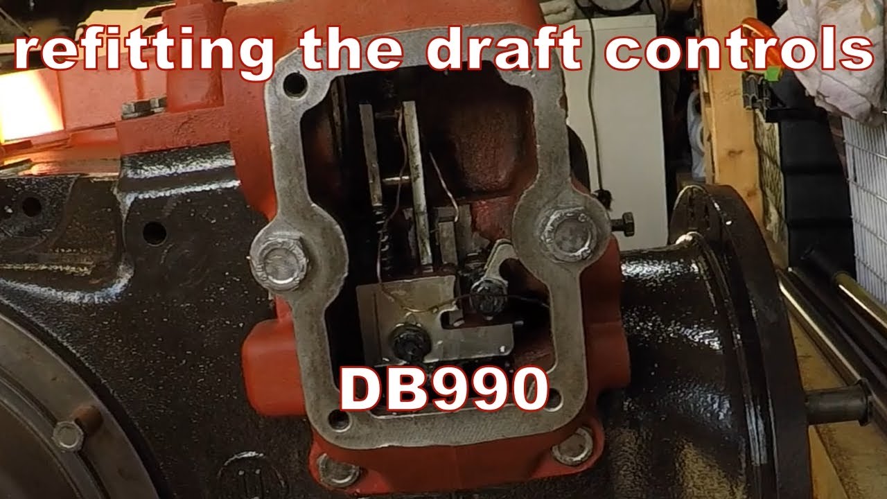 David Brown 990 refitting the hydraulic controls #47