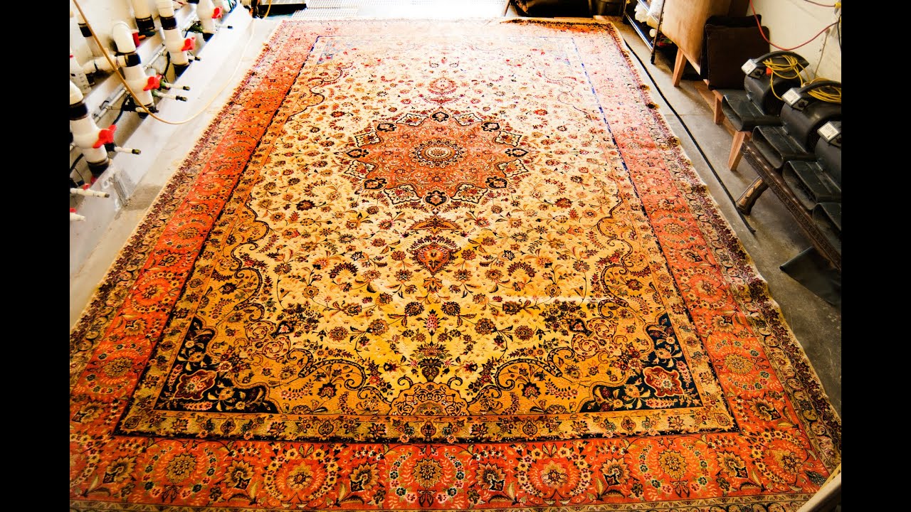 How we clean Oriental rug