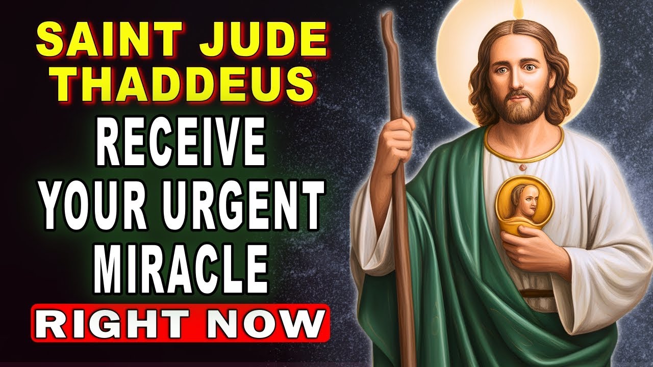 MIRACULOUS PRAYER to SAINT JUDE THADDEUS for Urgent and Impossible Cases 🙏