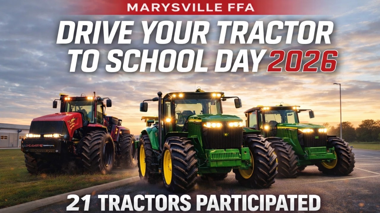 Drive Your Tractor to School Day | Marysville FFA Keeps the Tradition Rolling