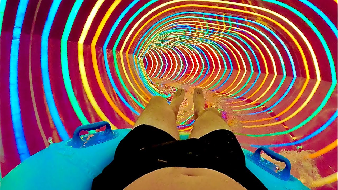 Oval Tunnel Water Slide at Binkowski Resort Waterpark 