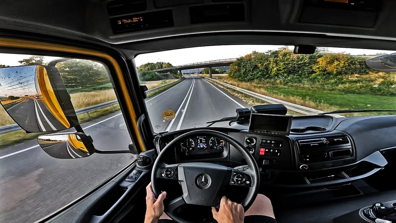 So läuft ein Tag als Zusteller bei der Deutschen Post 🚛 Unterwegs im Mercedes Atego