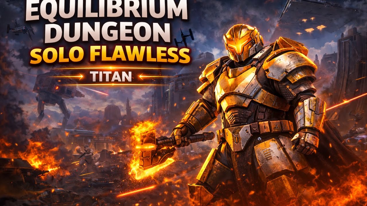 Destiny 2 Equilibrium Dungeon Solo Flawless Titan