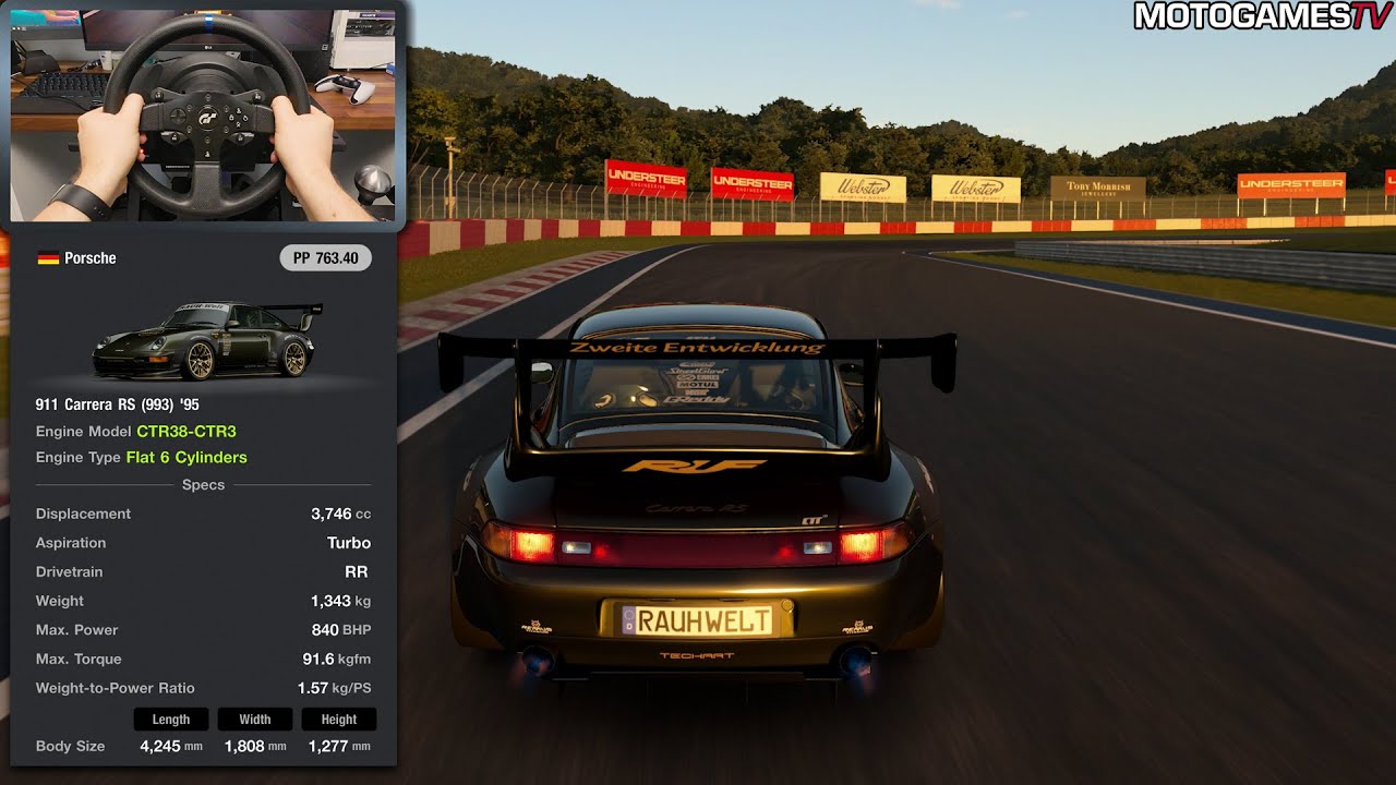 Gran Turismo 7 - RUF CTR3 Engine Swap in Porsche 911 Carrera RS '95 (840 BHP)