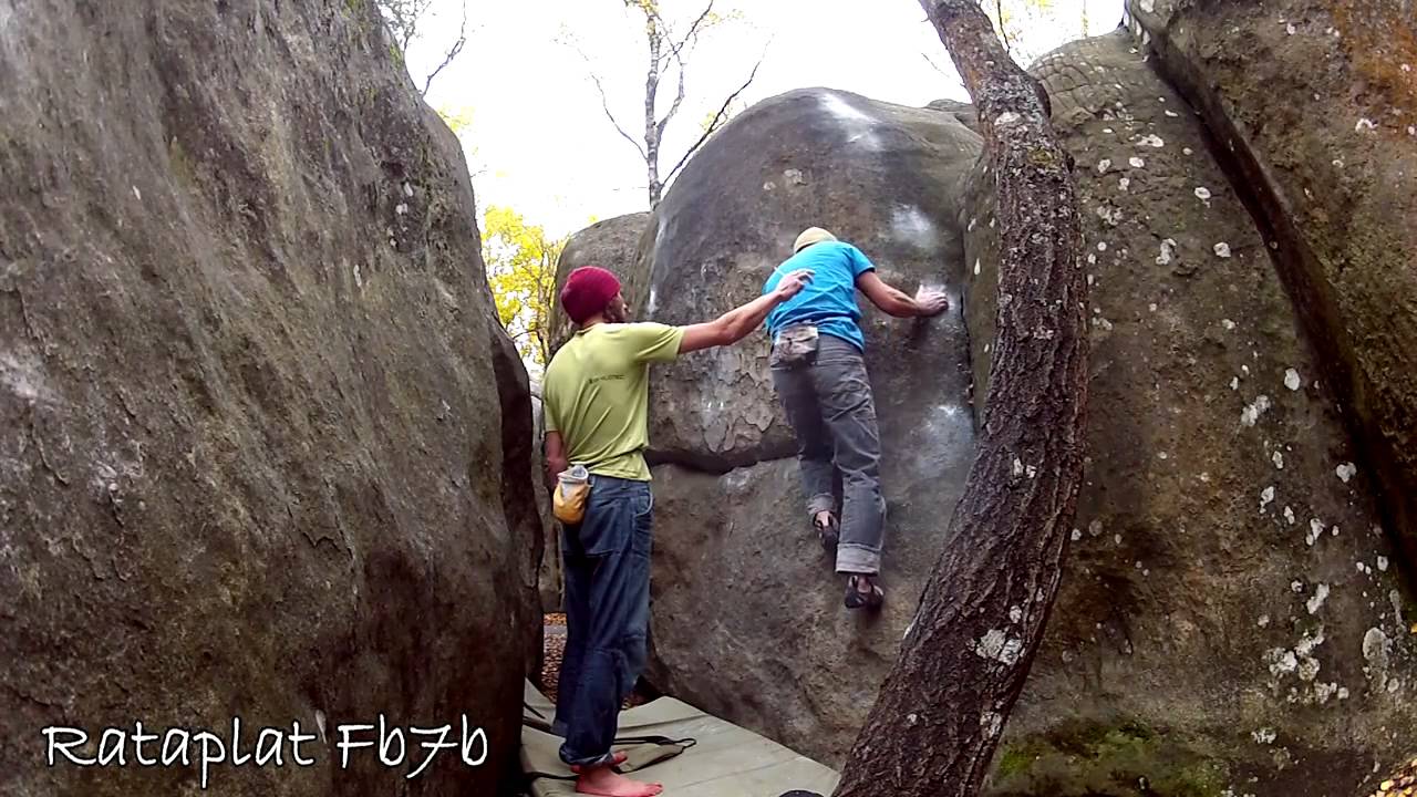 Team Boulderhalle E4 Ausflug nach Fontainebleau