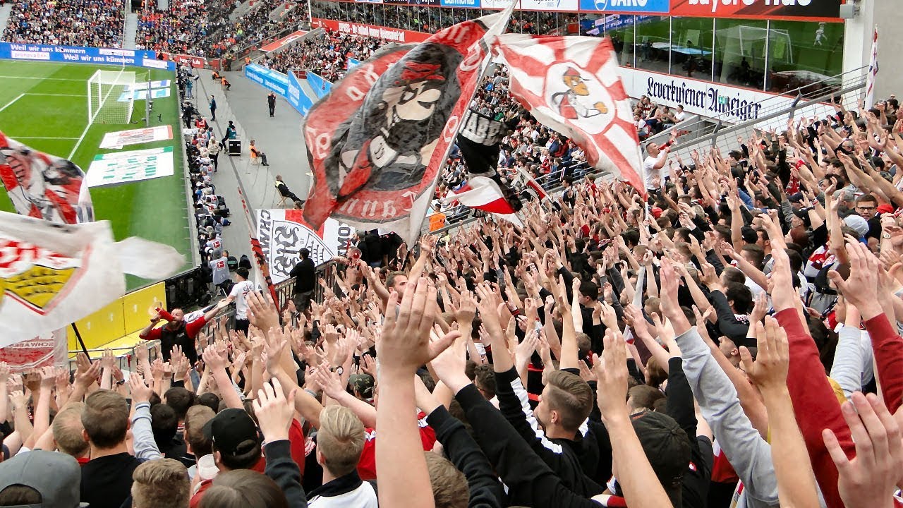 Bayer 04 Leverkusen - VfB Stuttgart - 17/18 Ultras Stuttgart Cannstatter Kurve TV