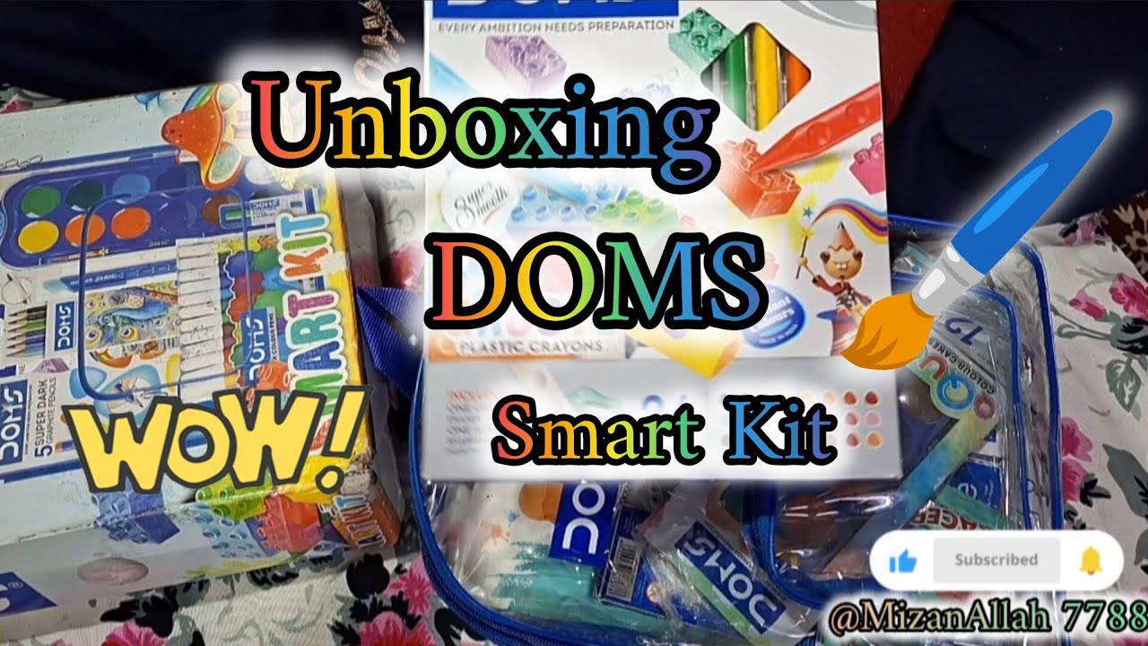 “DOMS Smart Kit Unboxing 🤩 | Kya Ye Sach Me Smart Hai?”#unboxing #DOMS #colour#smartkit