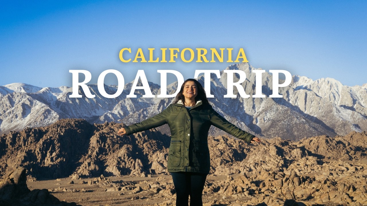 Fiz uma ROAD TRIP pela Califórnia, Estados Unidos #vlog  Parte 1