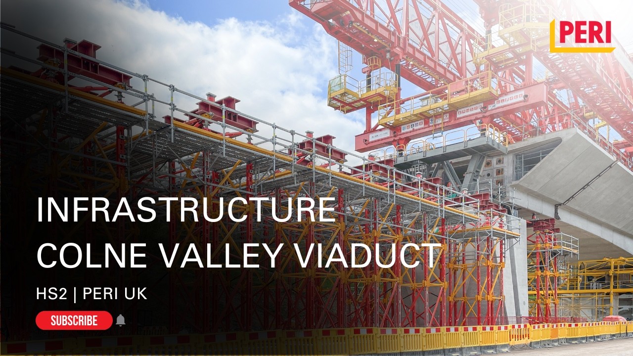 How do you temporarily support a 140-tonne concrete deck segment?