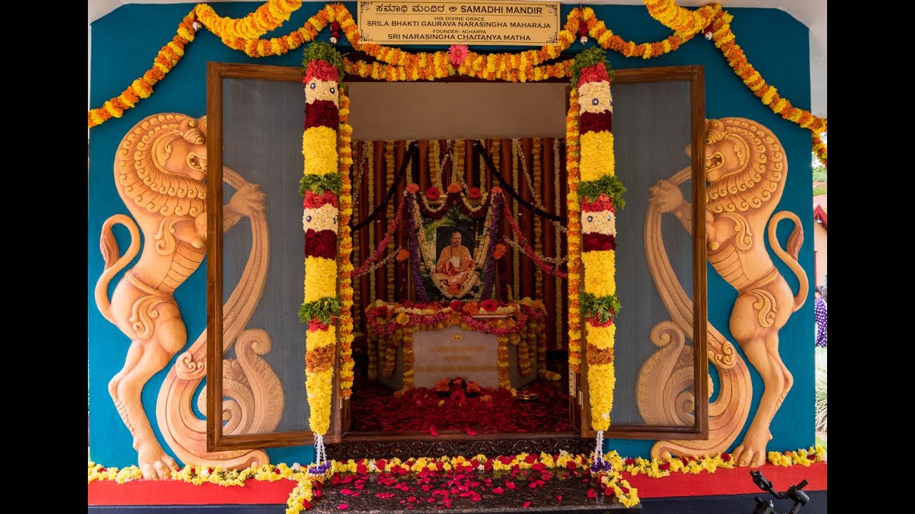 Samadhi Mandir Inauguration of Swami B.G. Narasingha Maharaja