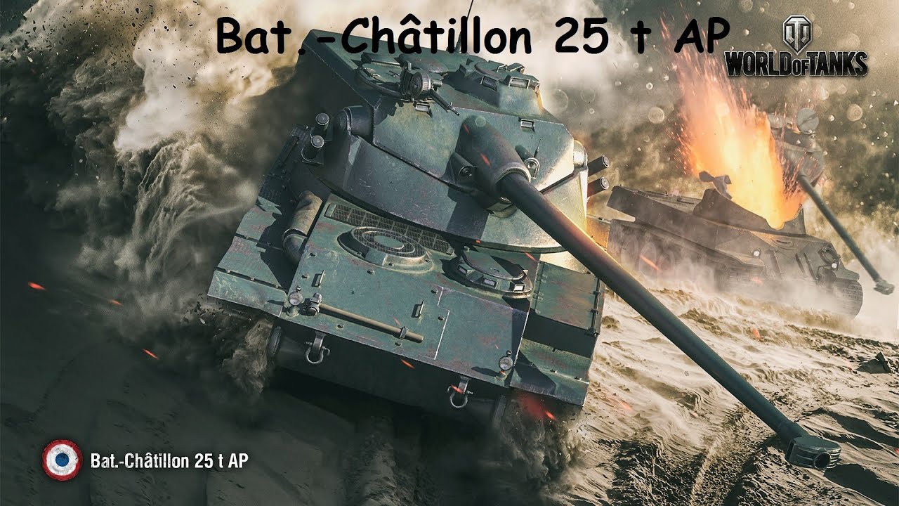 World of Tanks Replay - Bat.-Châtillon 25 t AP, 10 kills, 6k dmg, (M) Ace Tanker