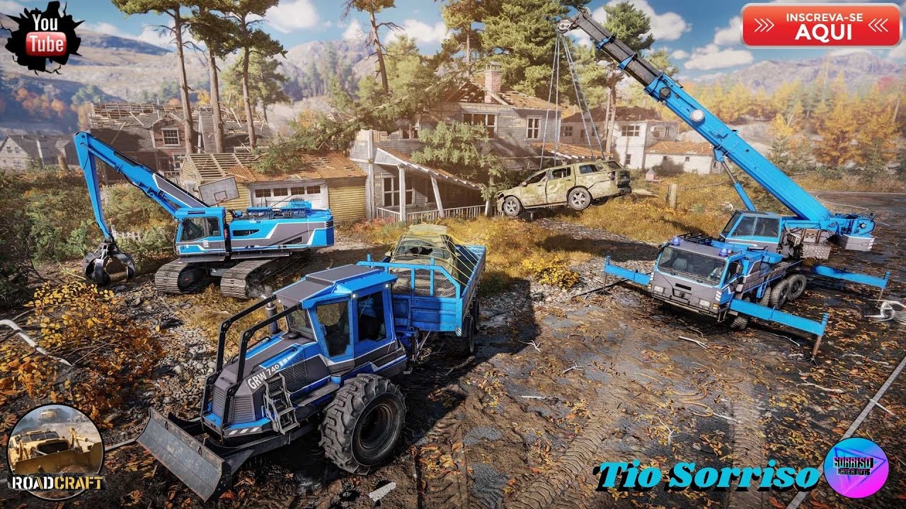 LIVE _ Construção da Estrada do Porto para a Fabrica Pronta - ROADCRAFT - EP:18 AO VIVO