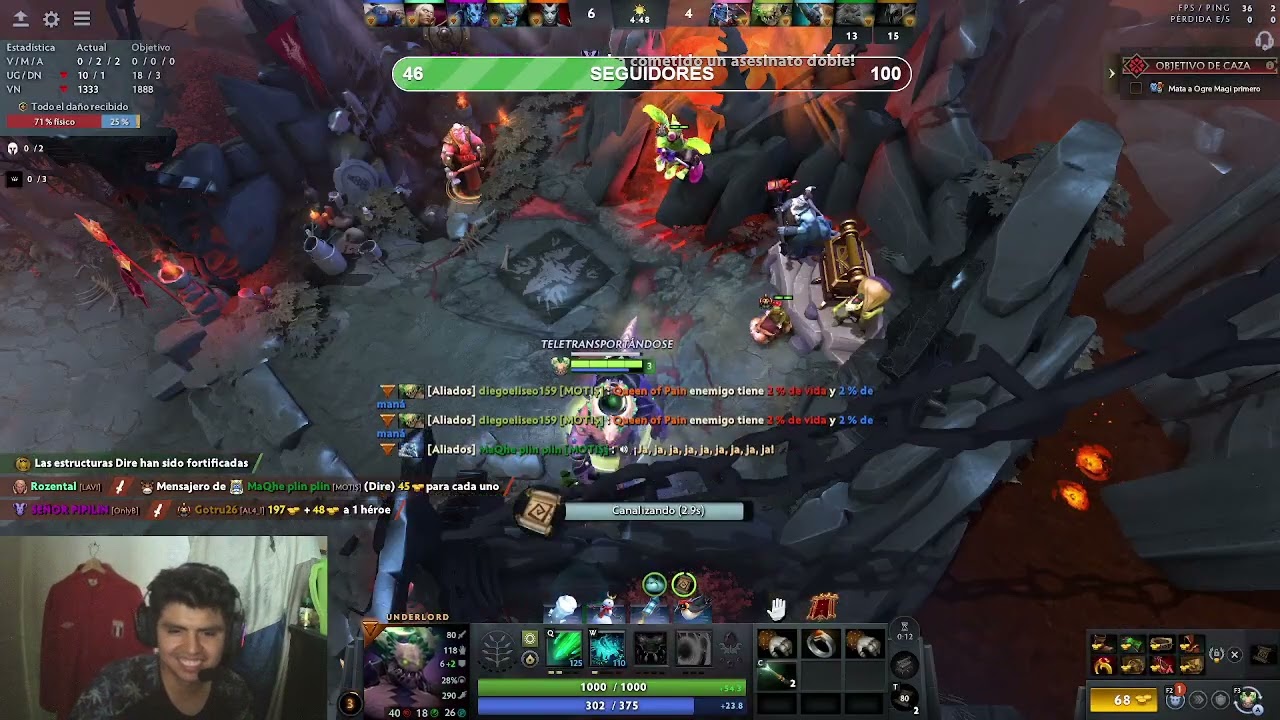 Underlord El mejor off / party con los seguidores / Elchikodiego