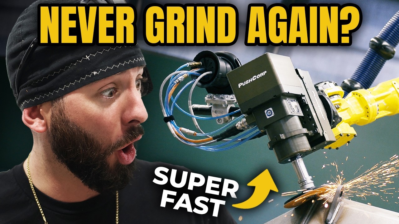 No More Manual Grinding: Automating Weld Removal and Polishing Steel with a Robot