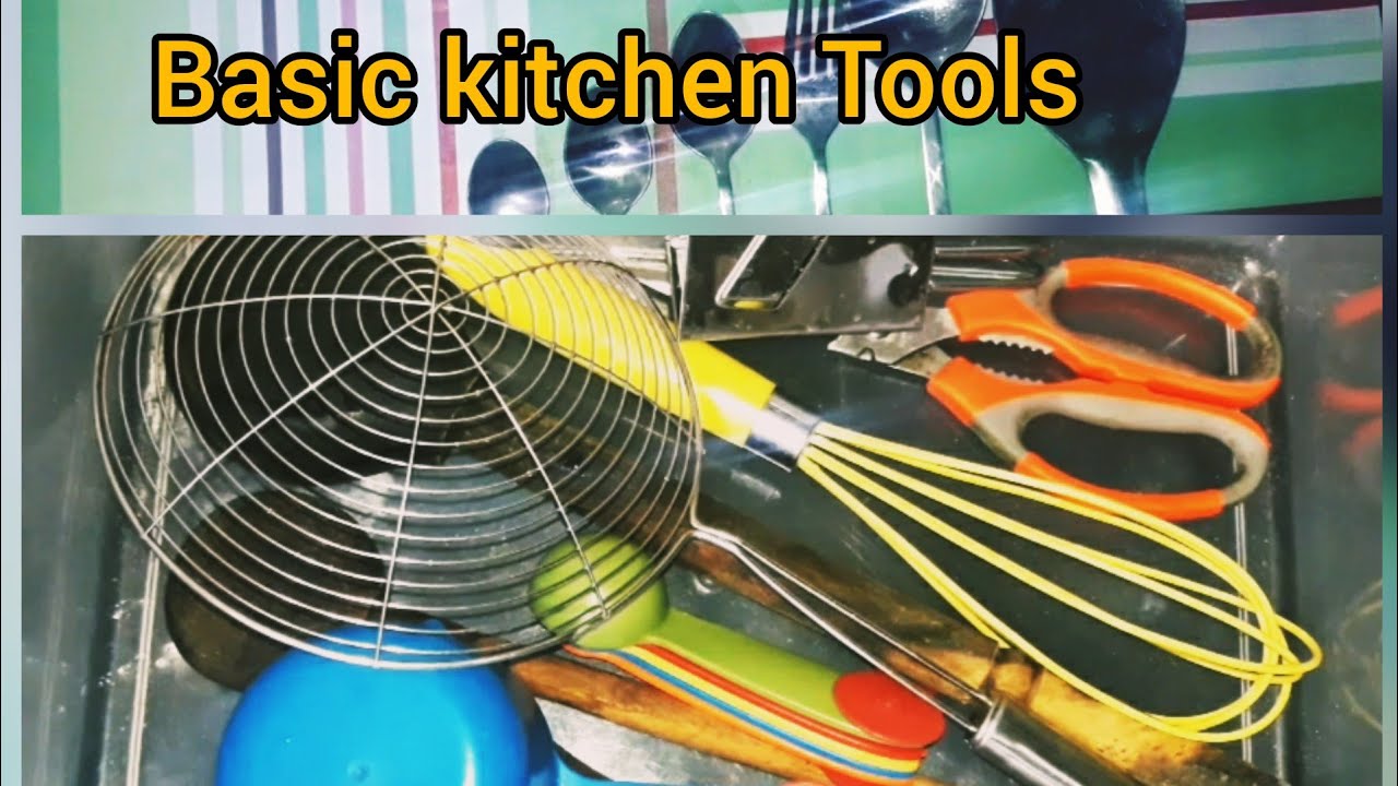 Kitchen Essentials List Equipment,  Kitchen Must Have Tools for Beginners in Urdu Part 1