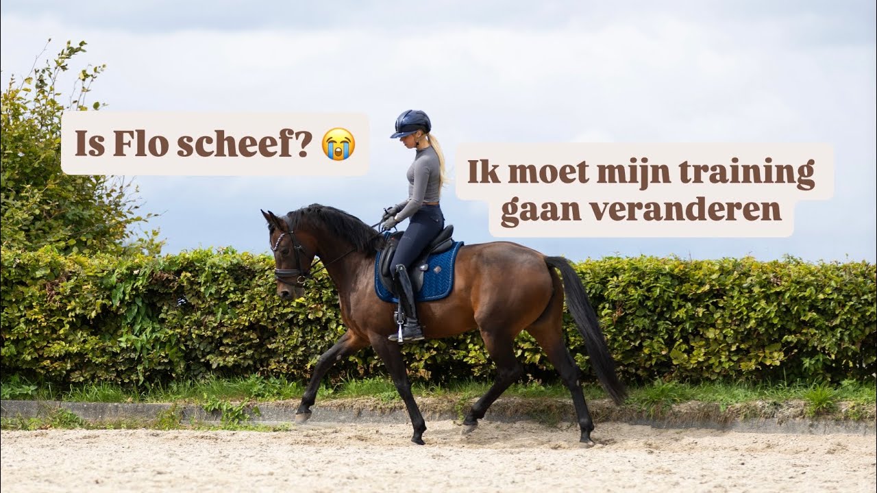 TEST MET EQUESTIC SADDLECLIP! 😱😱 Flo is scheef! 😭