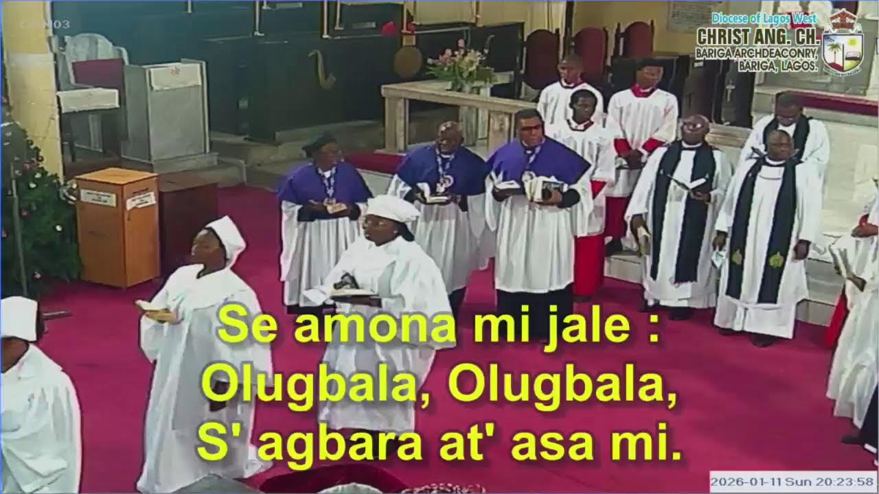 OJO ISIMI IFIPHAN KRISTI 1 SUNDAY SERVICE @ 10:00AM 11/01/2026 AKORI: ISE IRANSE JESU KRISTI