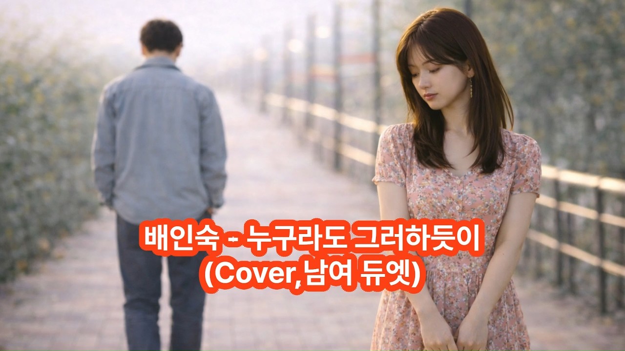 배인숙 - 누구라도 그러하듯이(Cover, 남여 듀엣)     #AI커버 #7080 #추억의노래 #애창곡 #배인숙