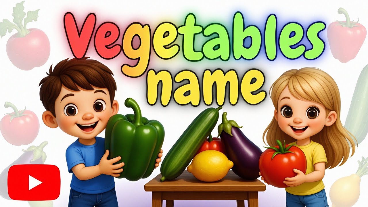 🥕🥦Learn Vegetables Names for Kids 🌽🍅