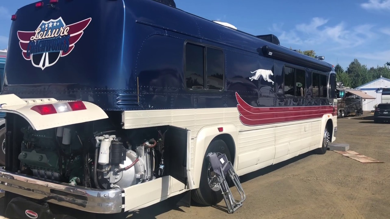 Classic restored 1956 GM 4104 Bus Conversion