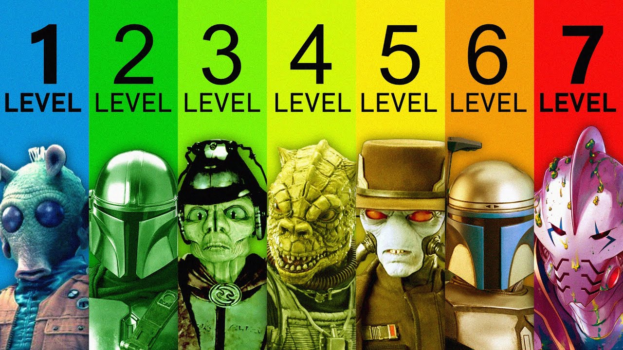 The 7 Levels of Star War Bounty Hunters Explained In 9 Minutes.