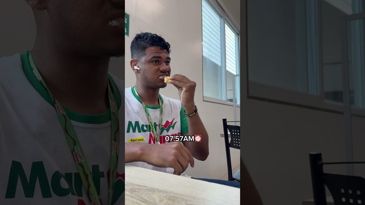Rotina Trabalhando em supermercado