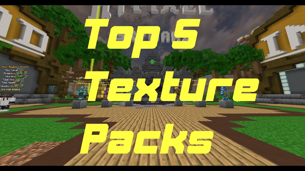 Top 5 Skywars Texture Packs For Minecraft 1.8.9