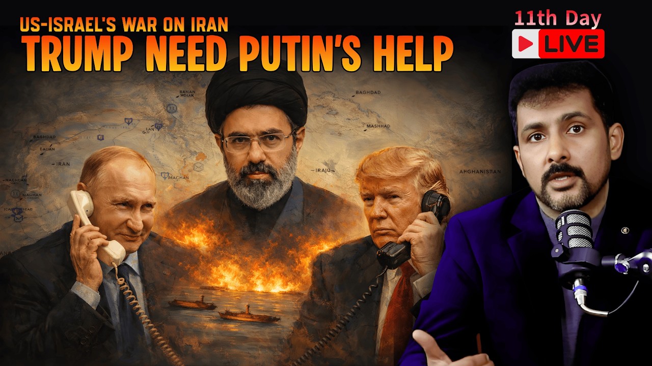 Day 11 US-Israel's War on Iran | Trump Calls Putin | Iran Vows to Finish the War | Faisal Warraich