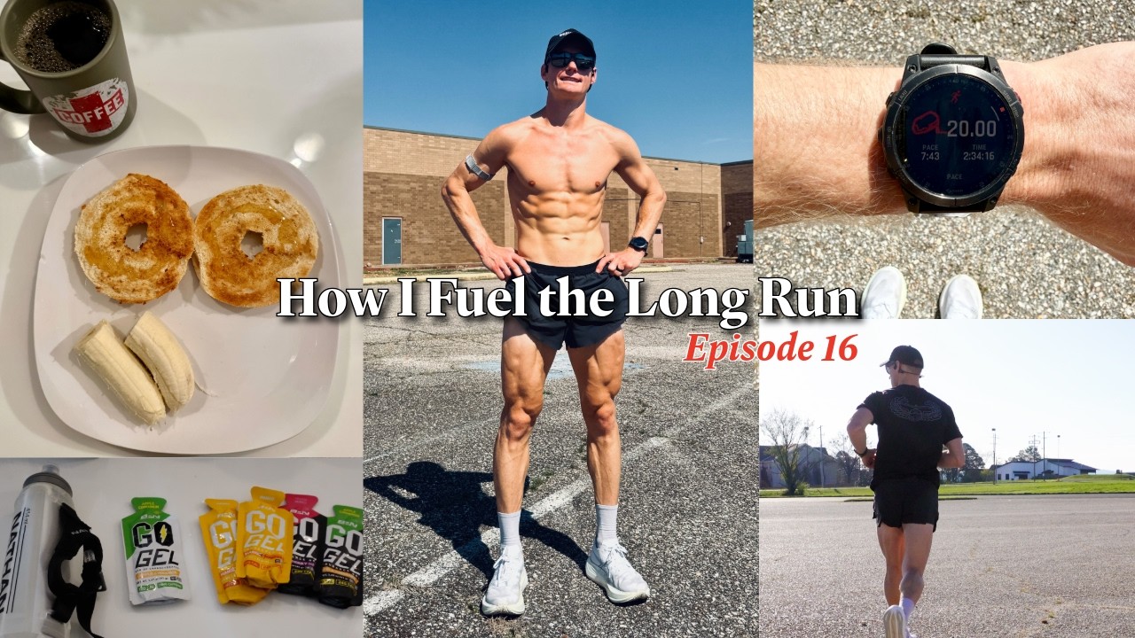 Как я подпитываюсь перед длительной пробежкой (стратегия питания для марафона) | Эпизод 16