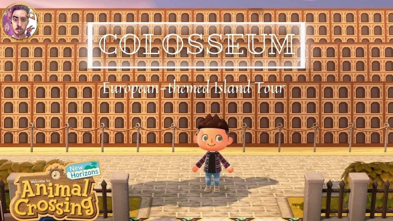 European themed Island Tour with Colosseum!! -Animal Crossing New Horizons