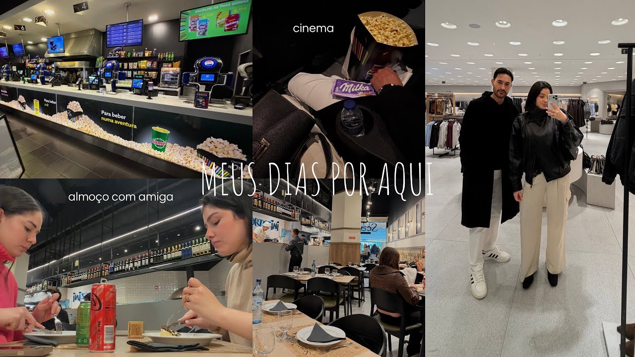 Vlog real | Cinema, almoço com amiga e unboxing