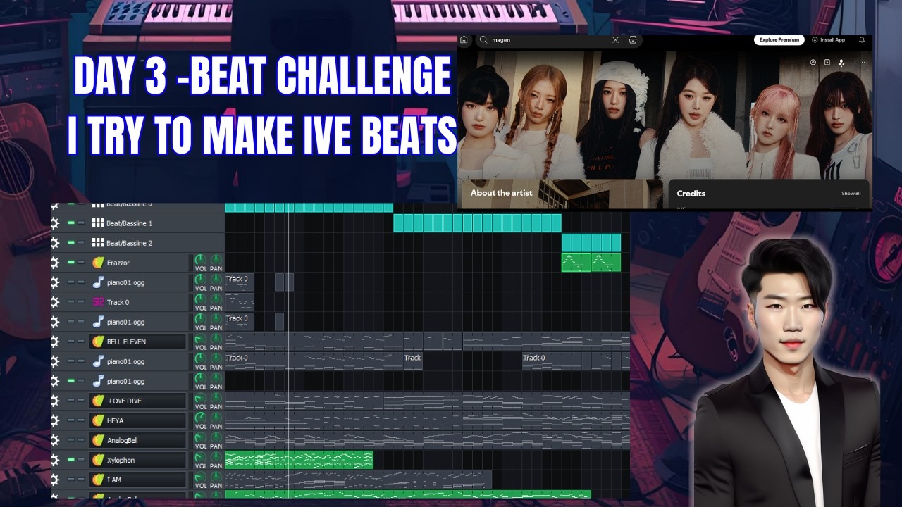 DAY 3 BEAT CHALLENGE  I TRY TO MAKE IVE BEATS