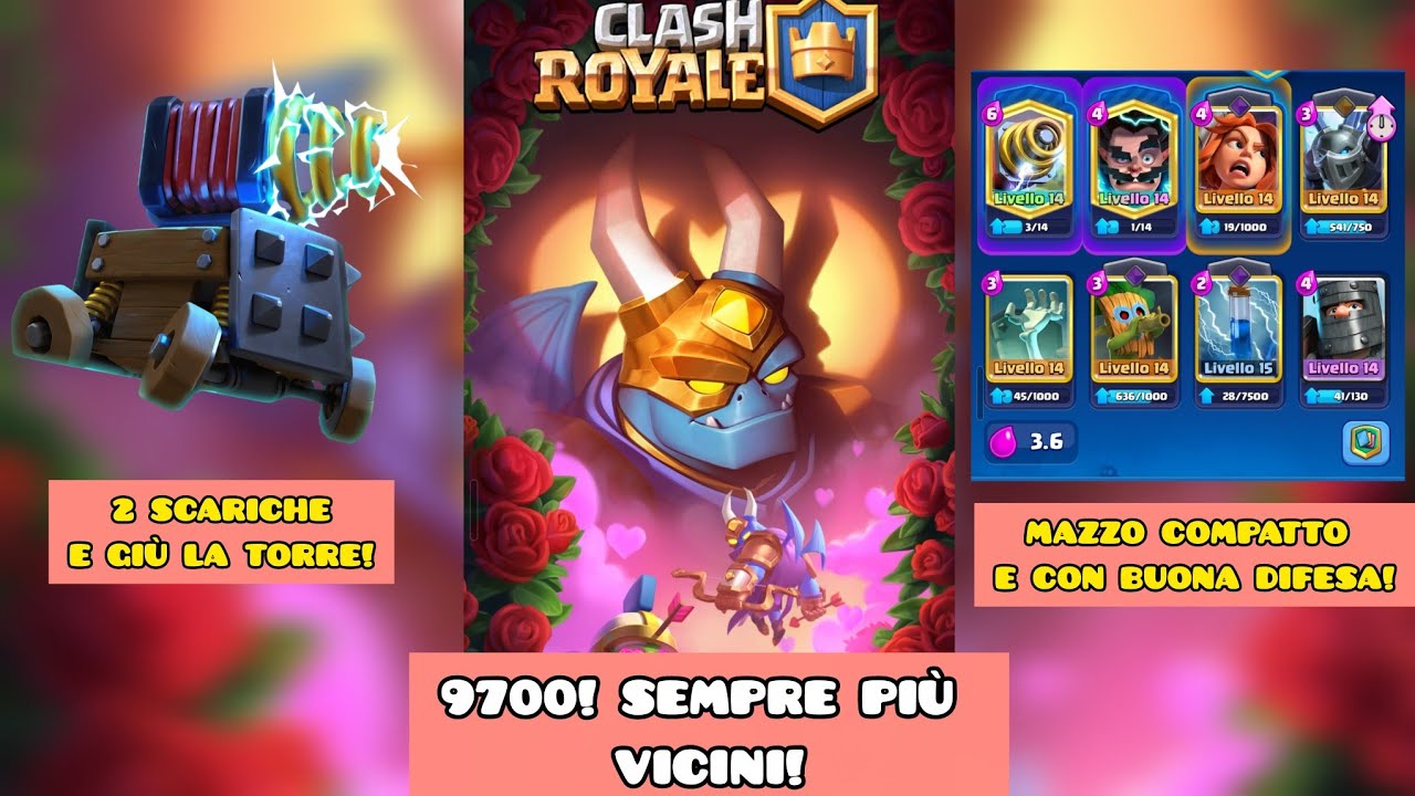 BLOCCATI A 9700 TROFEI! ORA MI AGITO AMMODO! #clashroyale #supercell 