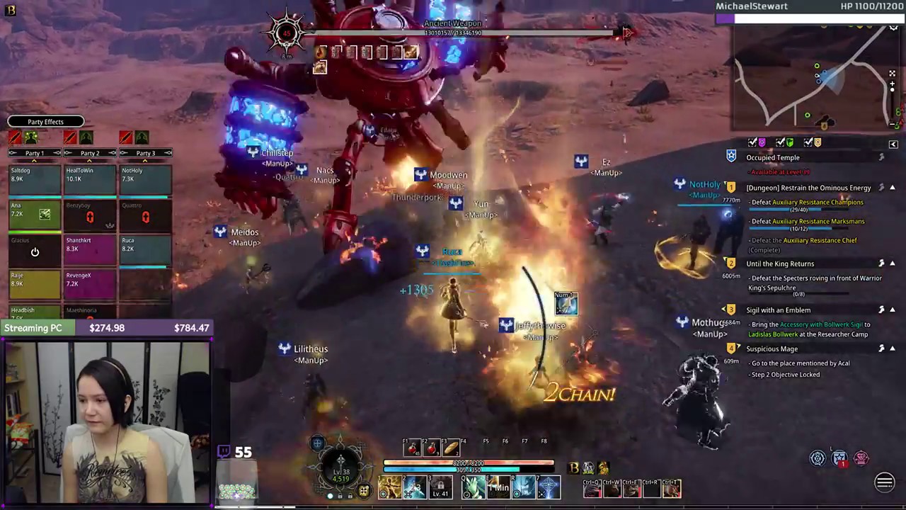 Tanara - Hieron vs Union for Ancient Weapon Boss