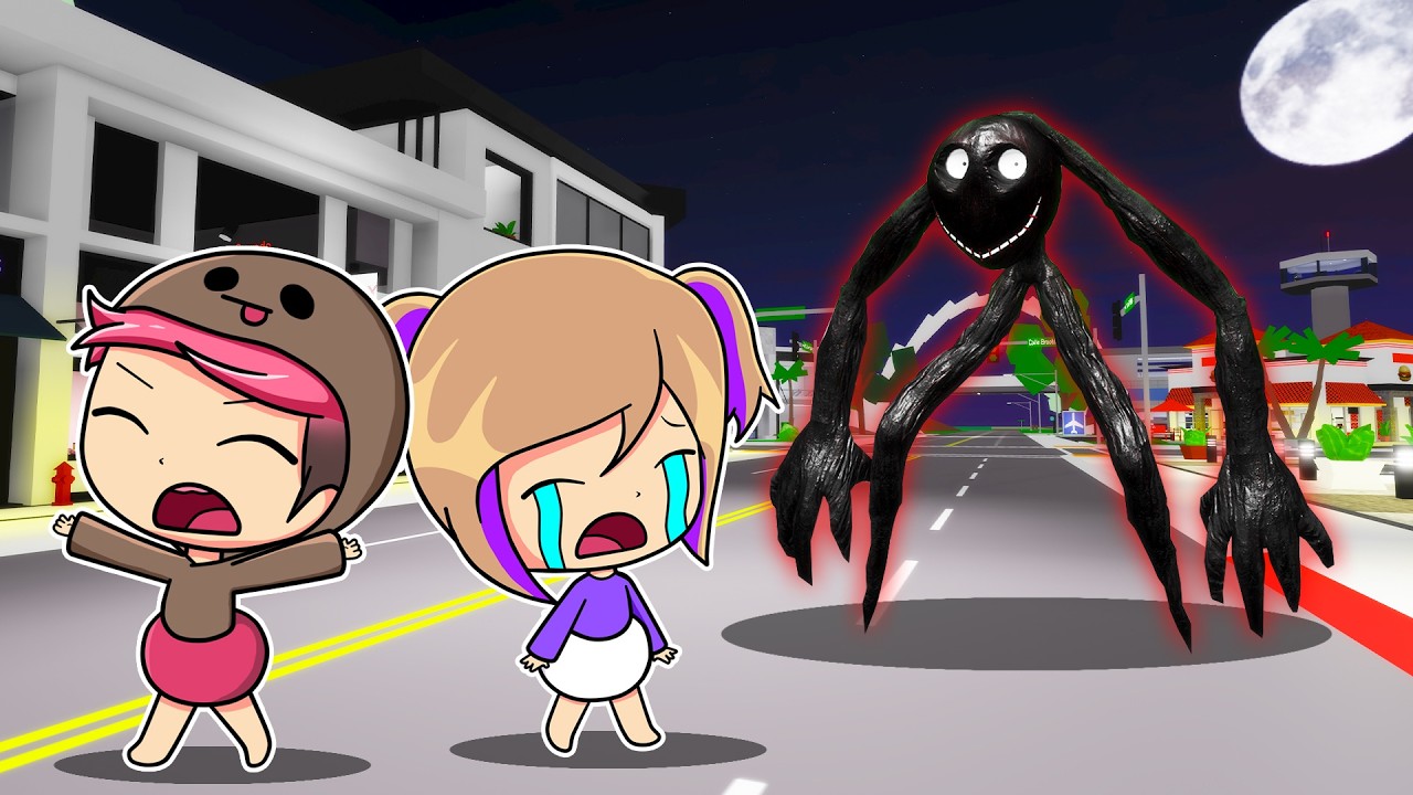 SOBREVIVIMOS a los ATAQUES DE MONSTRUOS en BROOKHAVEN con BEBÉ LYNA en Roblox