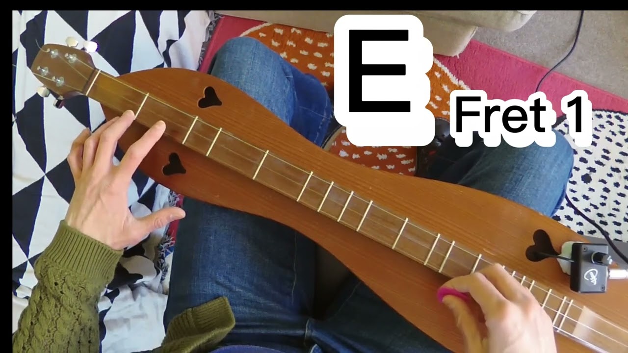 Contemporary dulcimer lesson #3 5 note scale