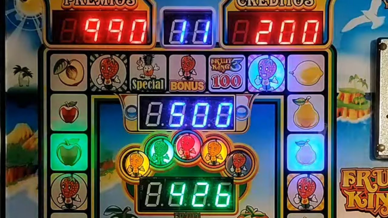 Hoy si cayó el BAR varias veces en la tragamonedas Fruit King 3 🍒🍑🍋🍎🍐🍉⭐ con tiradas grandes