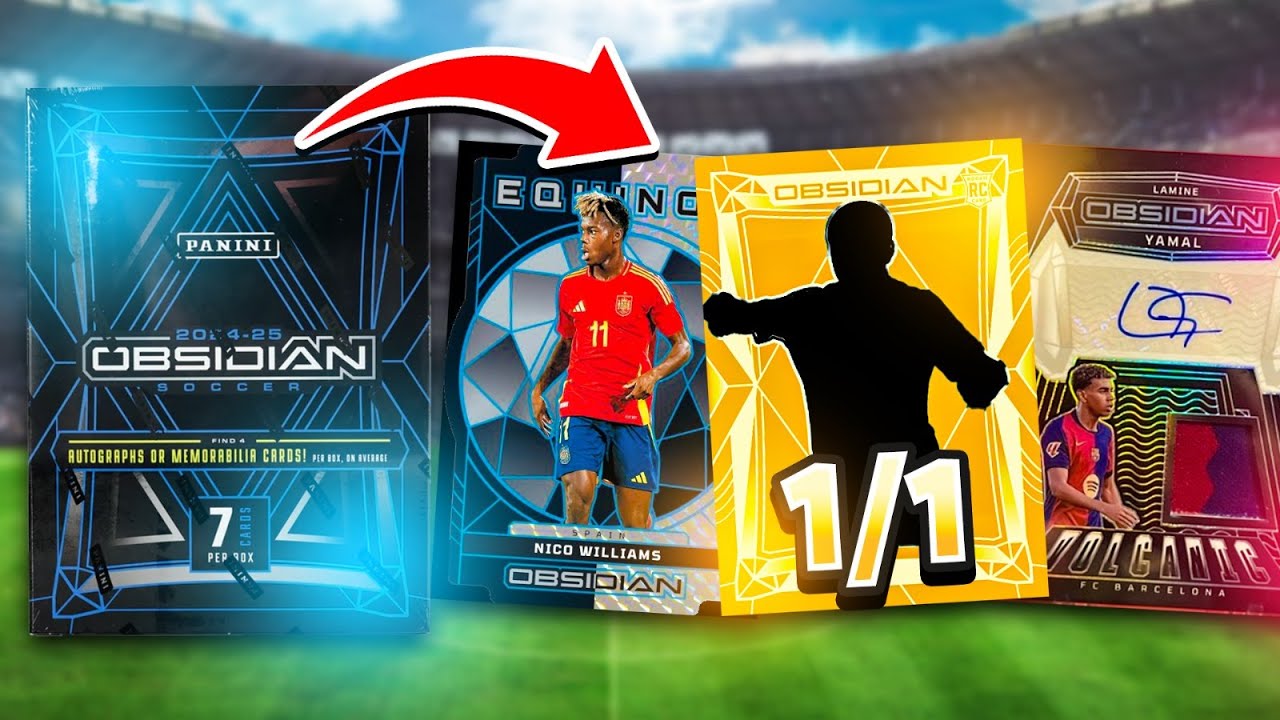 OMG! HUGE 1 OF 1 PULL! 2024-25 PANINI OBSIDIAN BOXES!
