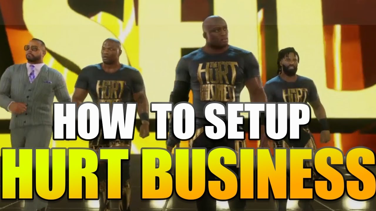 How to set up HURT BUSINESS in WWE223 😎😎😎