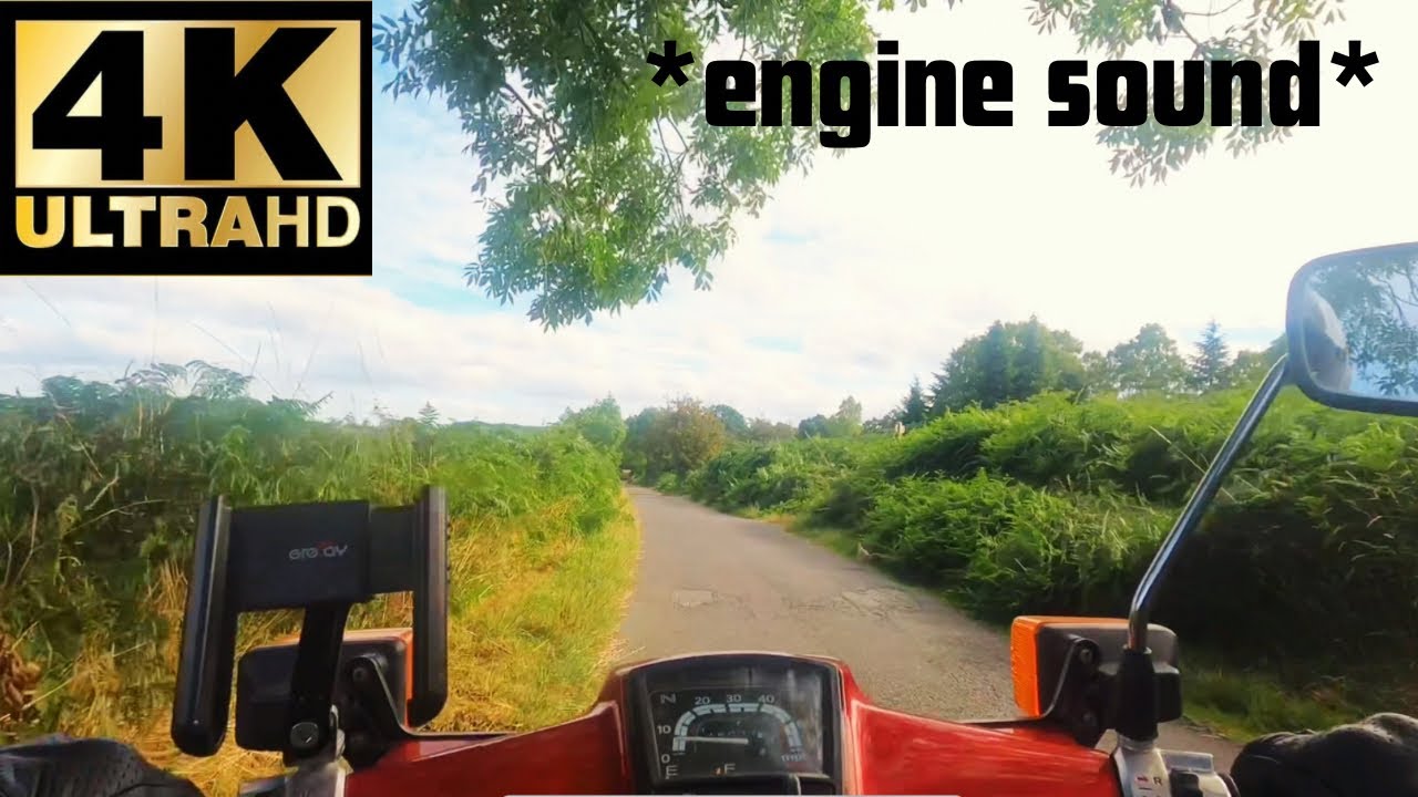 Honda C90 | Country roads Wales | 4K UHD