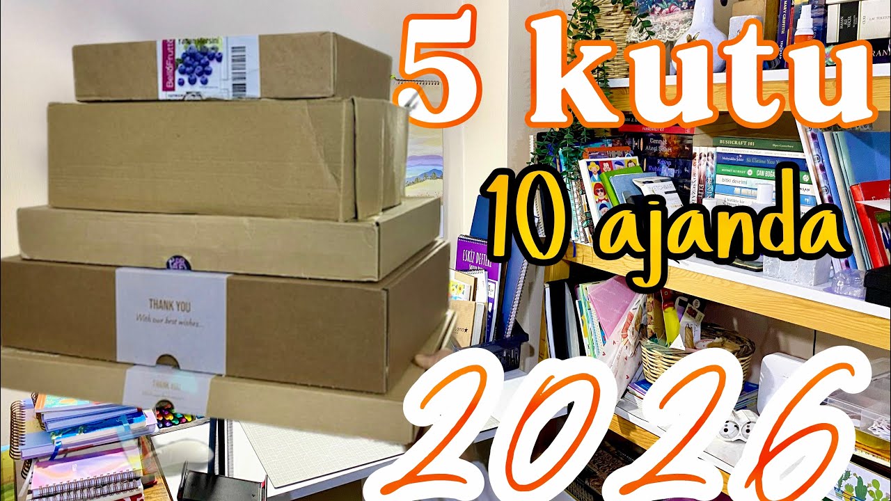 2026 ajanda karşılaştırması! 5 kutu, 4 marka, 10 ajanda!