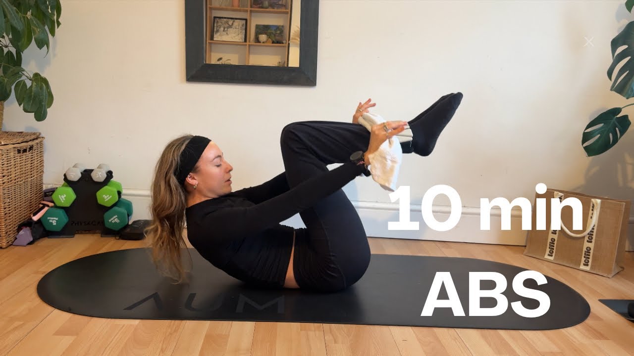 10 minute Abs with a towel 