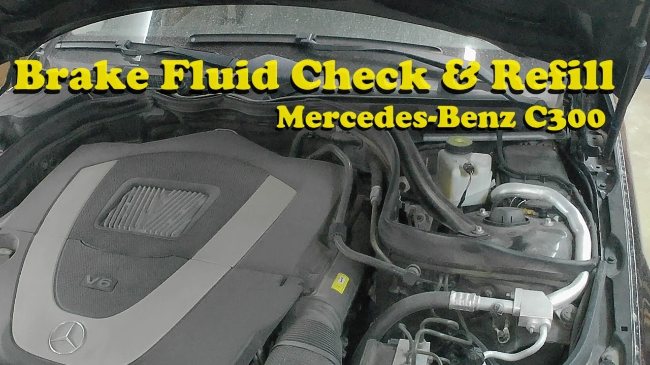 Brake Fluid Check Mercedes-Benz C300 (2012)