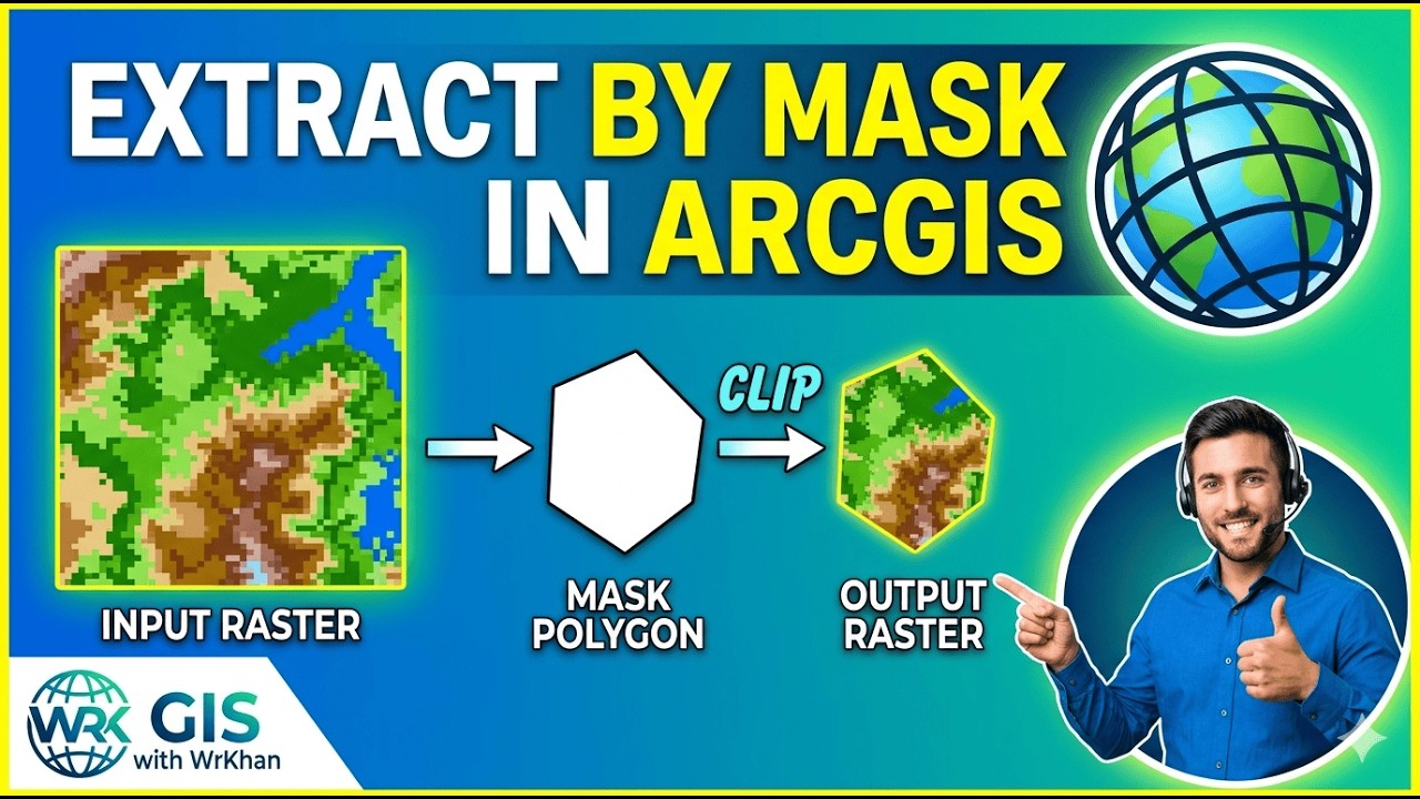 what is extract by mask tool? How to use extract by mask tool?(ArcGis10.8)