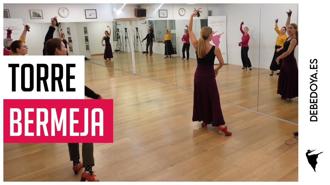 Ejercicio de Torre Bermeja en la clase de Danza Estilizada