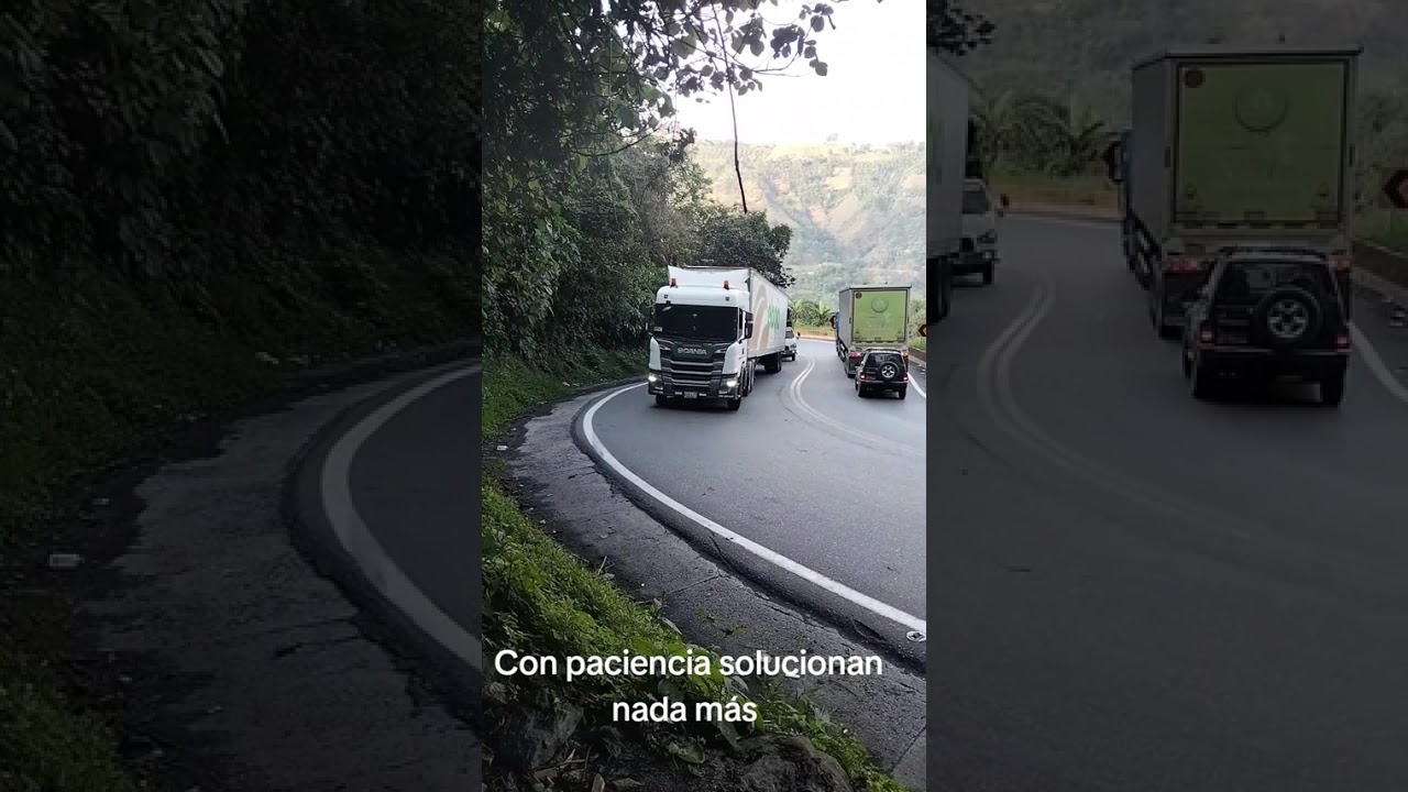 Cómo se maneja un camión de carga en Colombia 