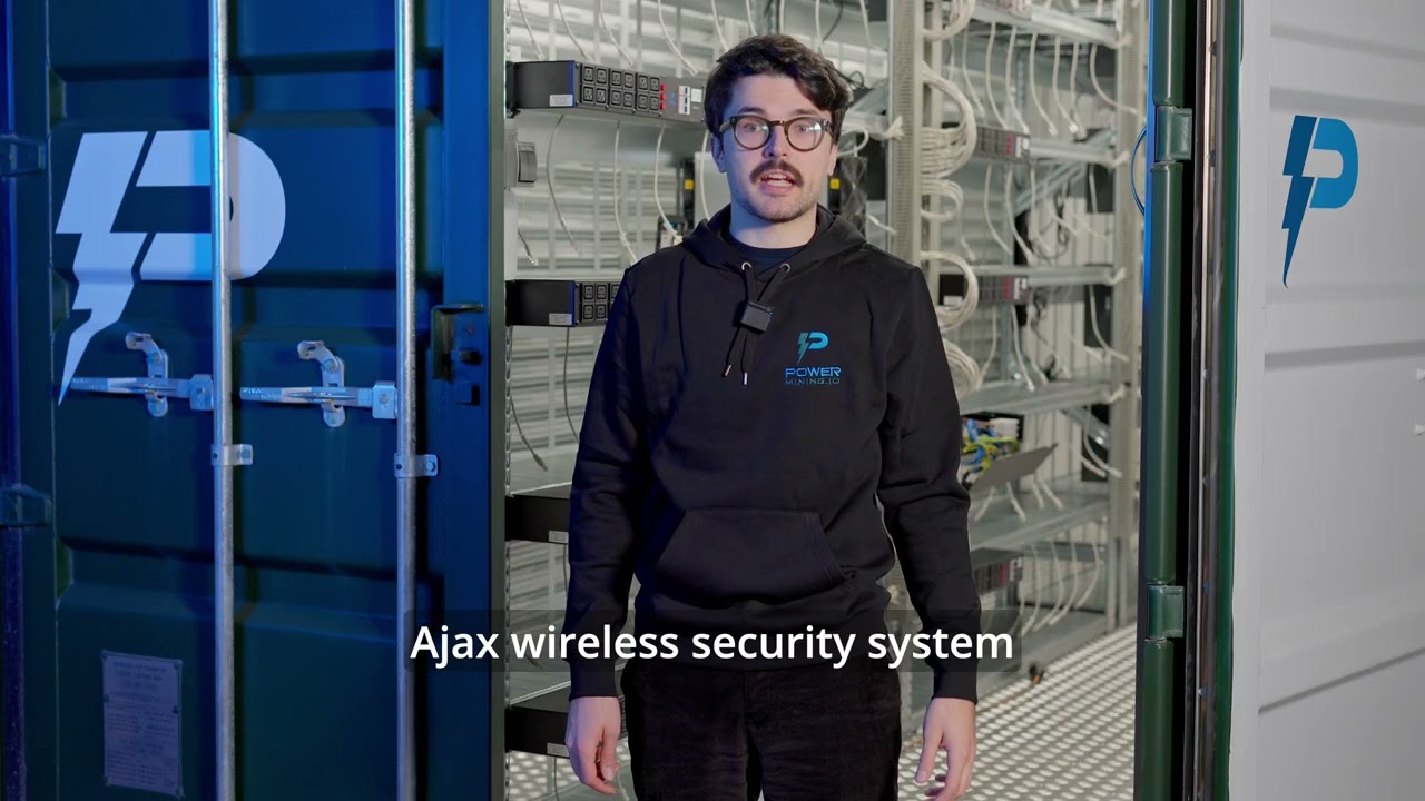 0.6MW Bitcoin mining container with 162 Antminer S21 Pro ASIC miners