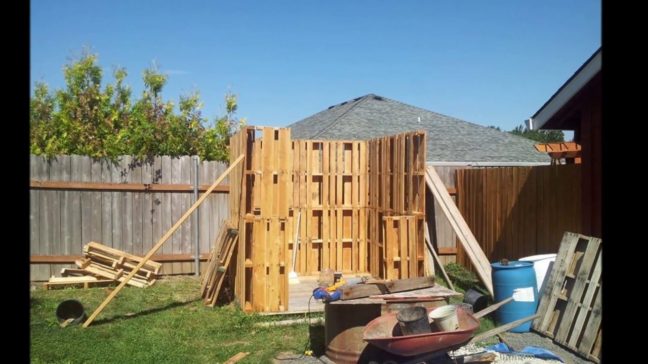 PALLET BUILT SHED UNDER $100