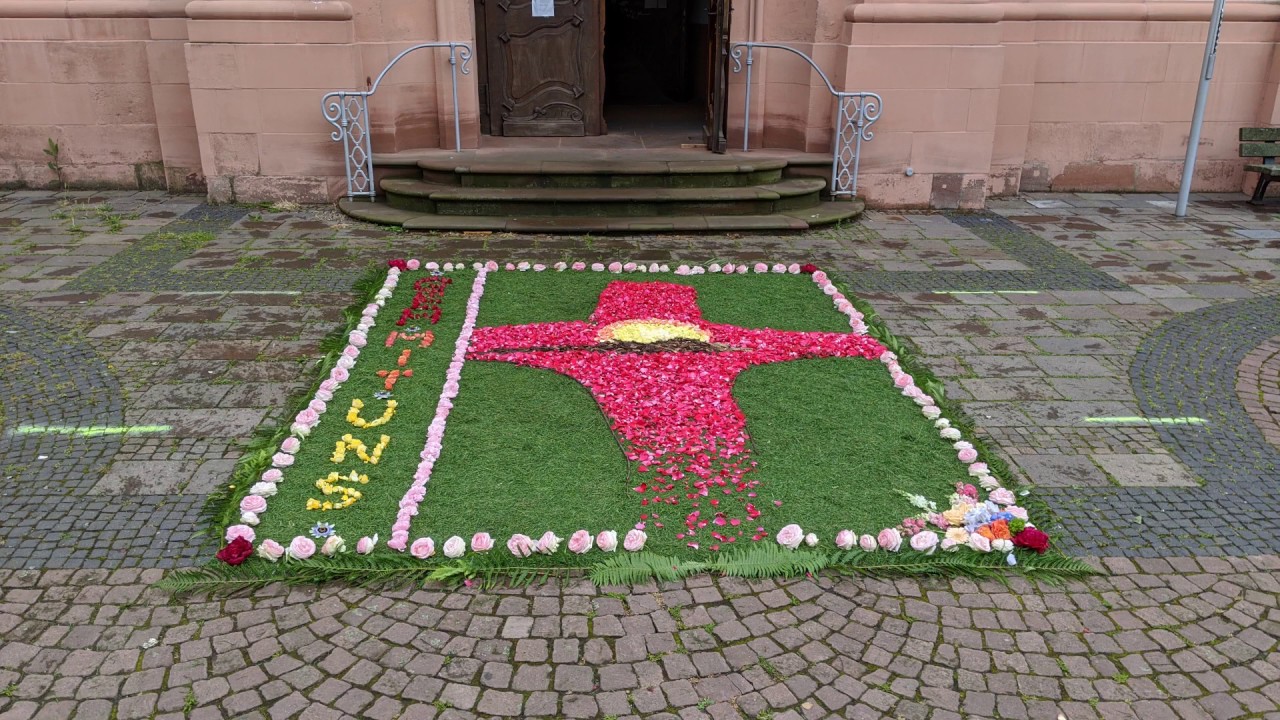 Blumenteppich - Fronleichnam 2020